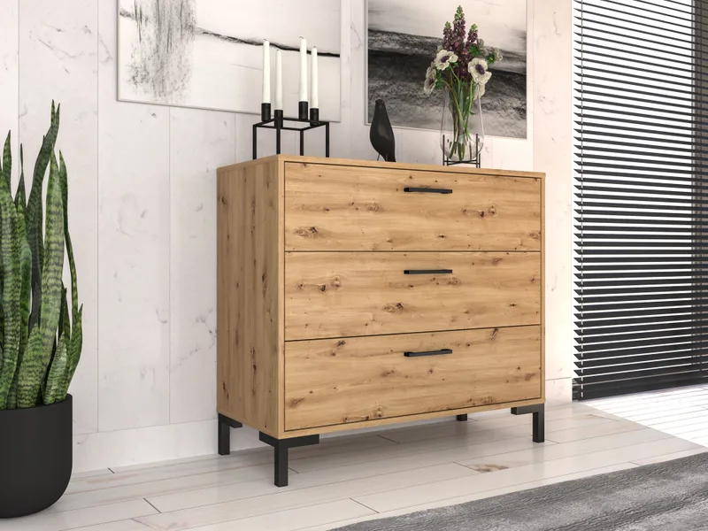 Komoda Nevio w dębie artisan
